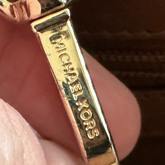 MICHAEL Michael Kors Rosalie East West Straw Tote w/Leather Trim GUC - Picture 13 of 16